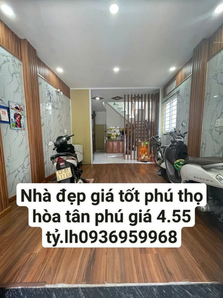 Nhà Hẻm Xe Hơi 42m² Phú Thọ Hòa, Tân Phú - Sổ Hồng Vuông Vắn, Giá 4.55 Tỷ