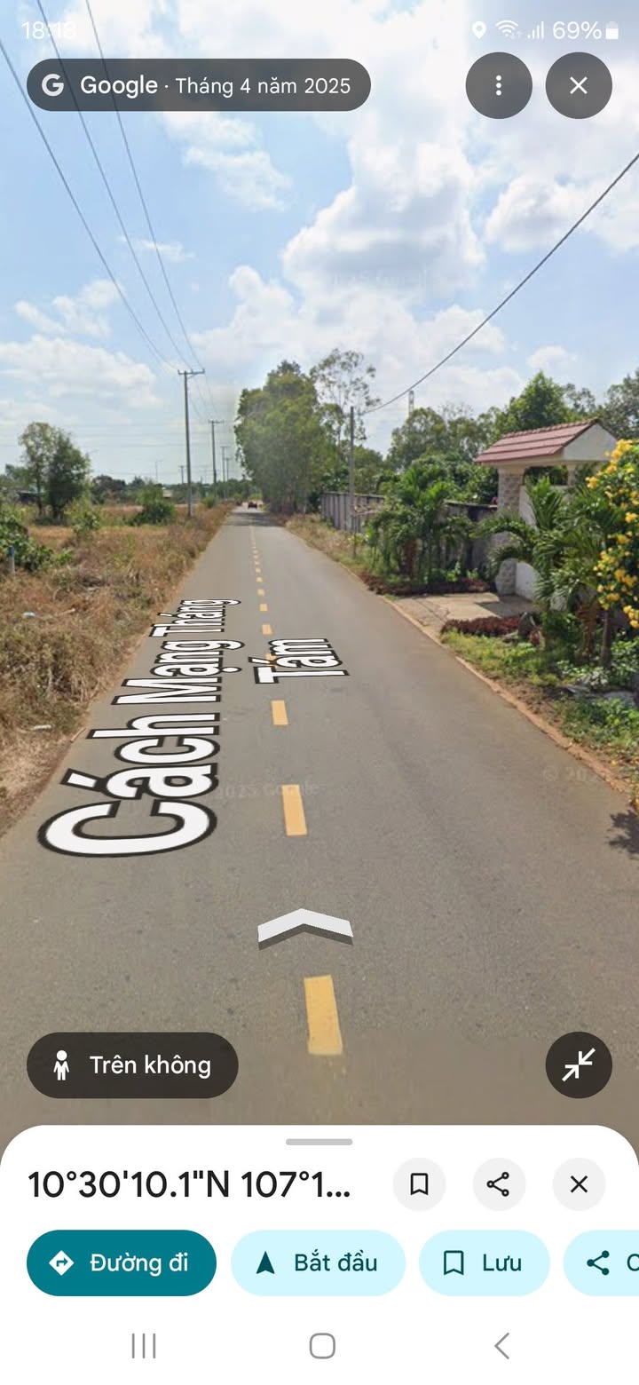 Đất Nền Thị Trấn Đất Đỏ - 107m² Mặt Tiền Đường Nhựa - Giá F0 855 Triệu