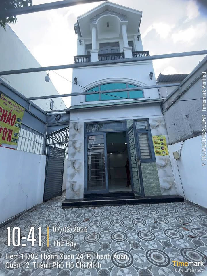 Nhà 3PN Đường Thanh Xuân 24, Q12 - 9.5 Triệu/Tháng, Sân Oto