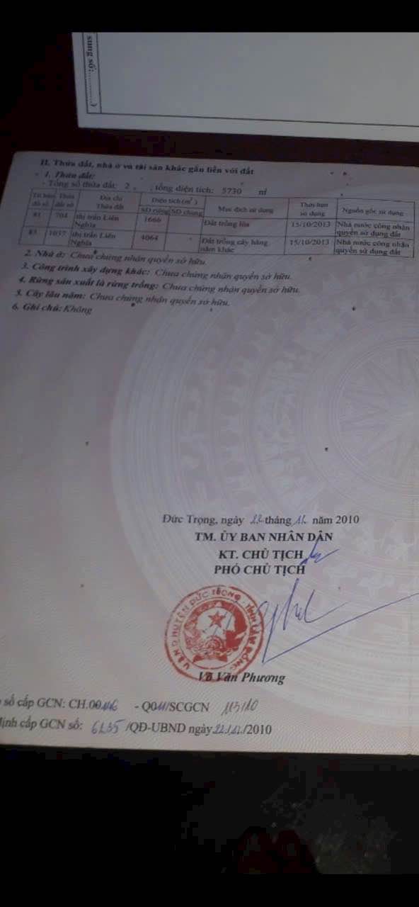 Đất nền Đức Trọng 4064m² - Lộ giới 32m, Nở hậu 50m - Giá 10 Tỷ