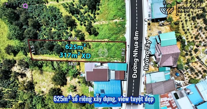 Đất nền Lạc Dương 625m² giá 3.5 tỷ – Sổ đỏ chính chủ, view đẹp!