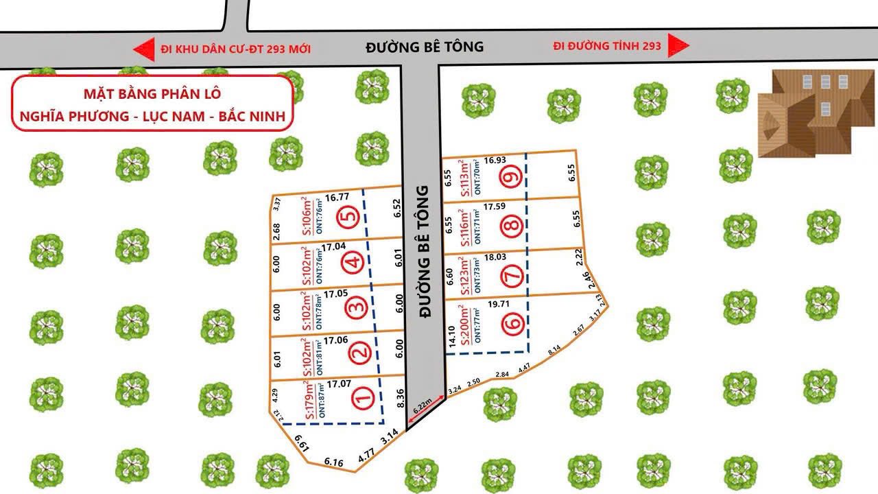 Đất nền Nghĩa Phương (Lục Nam, Bắc Giang) - 100m² - Giá Hời Đầu Tư