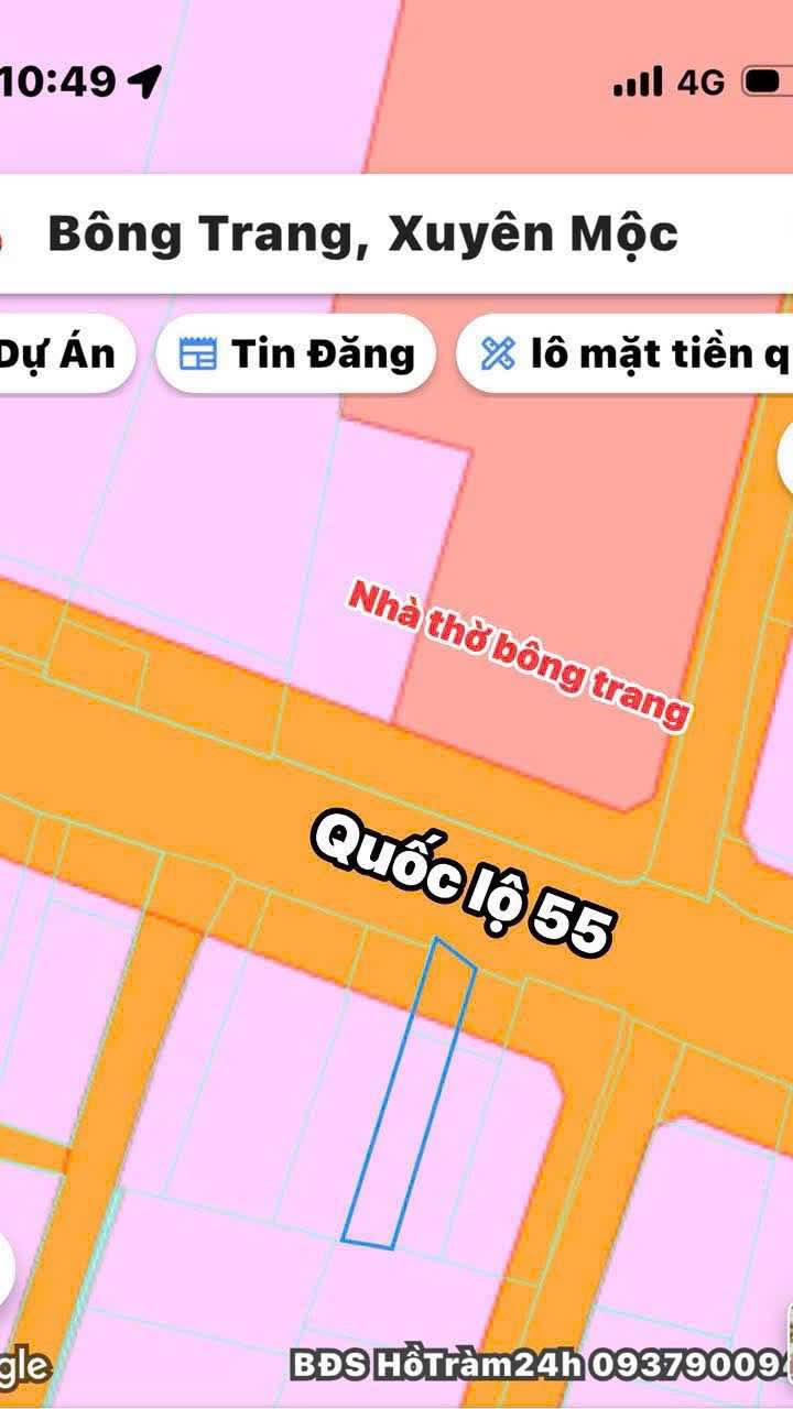 Nhà Phố Quốc Lộ 55 Xuyên Mộc 388m² - Mặt tiền kinh doanh lý tưởng!