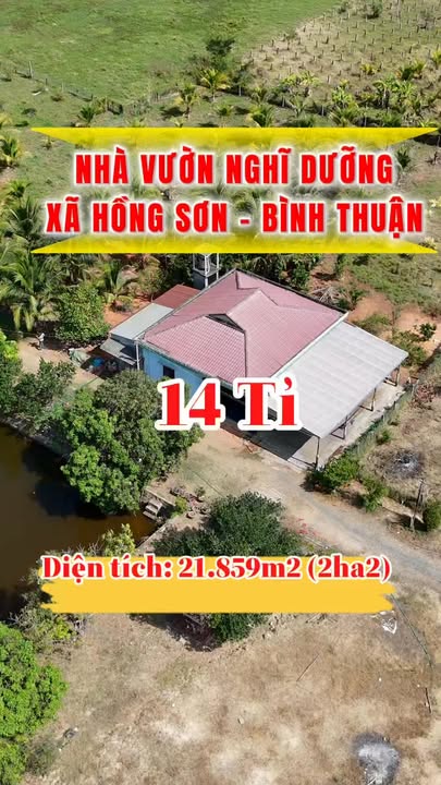 Nhà Vườn 2.1ha Hàm Thuận Bắc QL1A - Nghỉ Dưỡng Lý Tưởng!