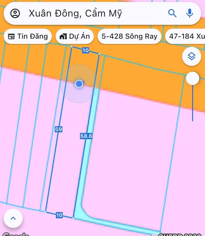 Đất Nền Cẩm Mỹ 585m² - Mặt Tiền 10m Kinh Doanh Tốt