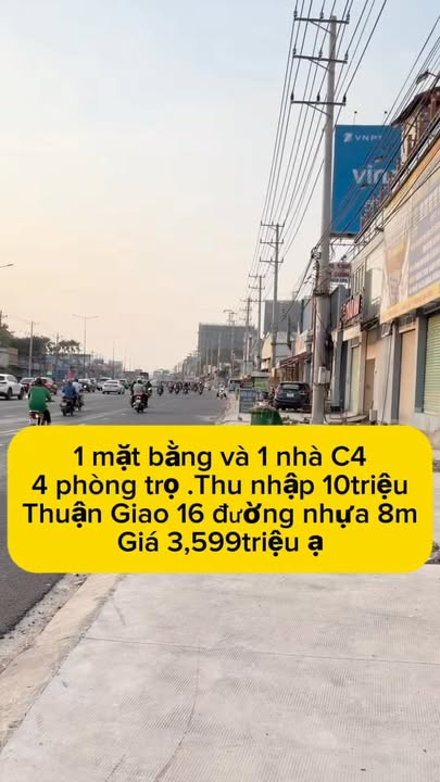 Nhà Cấp 4 Thuận Giao, Thuận An 107m² - Mặt tiền kinh doanh sầm uất!