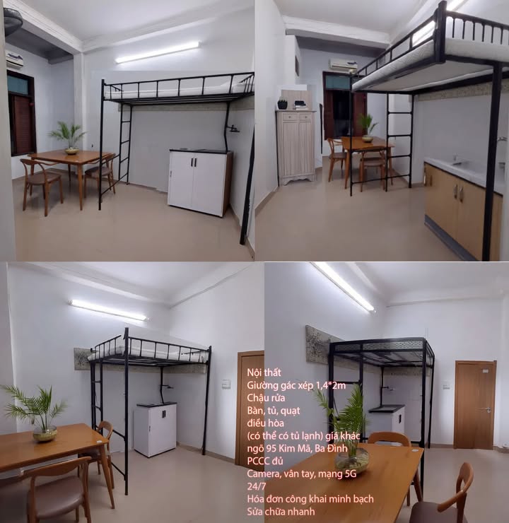 Phòng Trọ 17m² Kim Mã, Ba Đình - Full Đồ, Không Chung Chủ!
