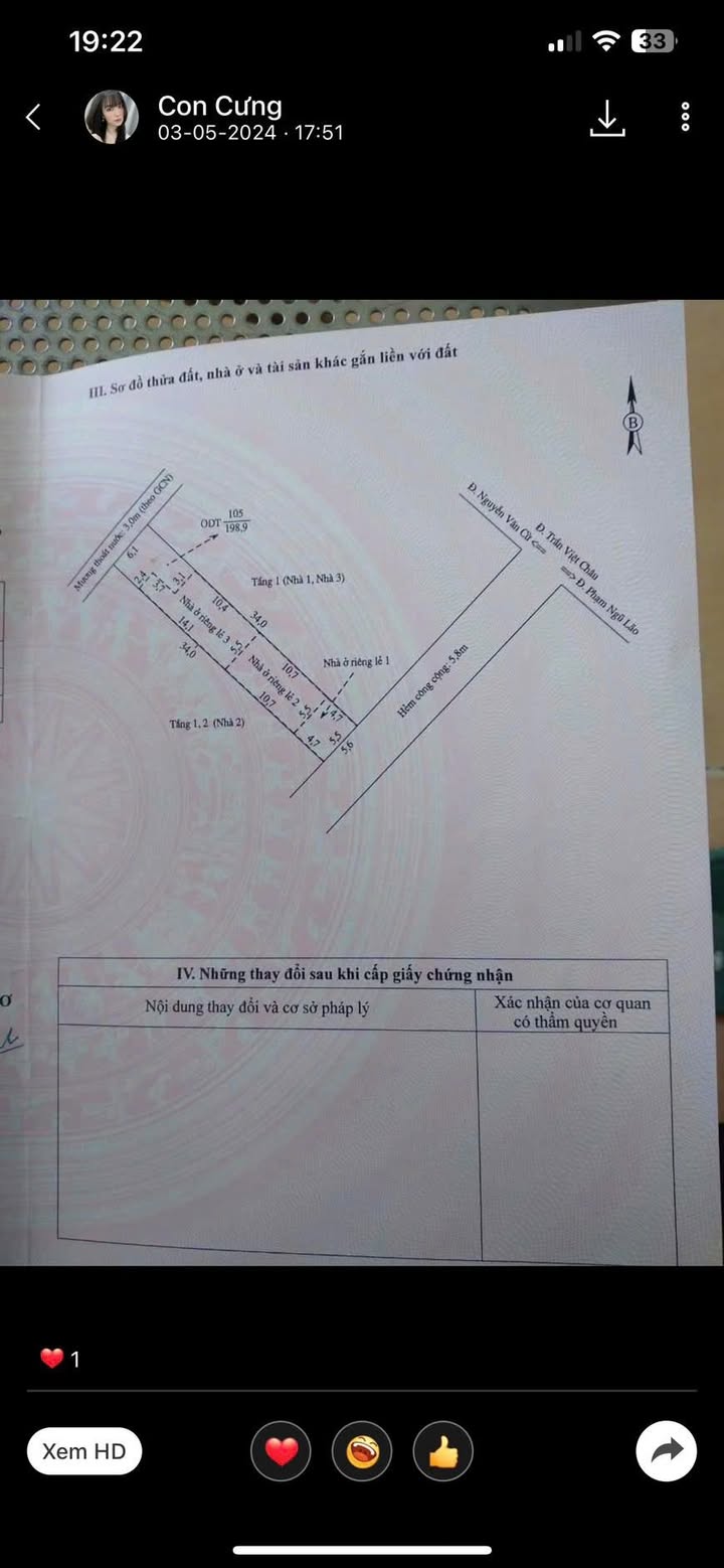 Mặt tiền Chợ An Hòa, Ninh Kiều: Nhà 2 Tầng 198m² - Kinh doanh đắc lợi