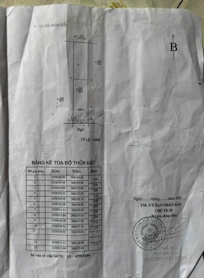 Đất nền Trần Huy Liệu 50m² giá 1.18 tỷ - Ngõ ô tô đỗ ngày đêm