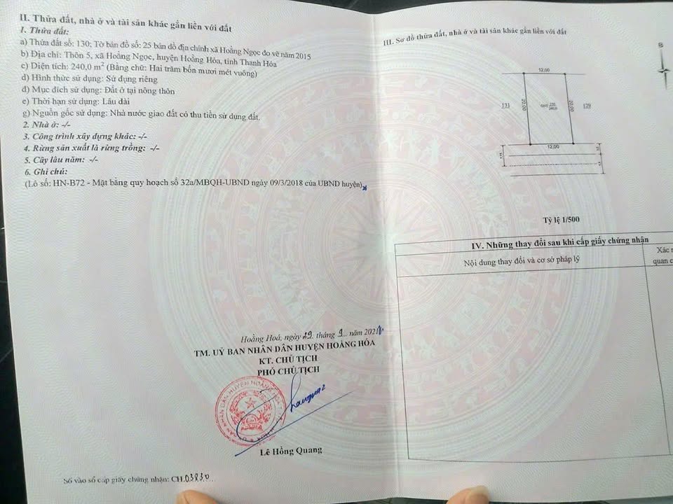 Townhouse Hoằng Ngọc 240m² 1 tỷ - Đầu tư sinh lời