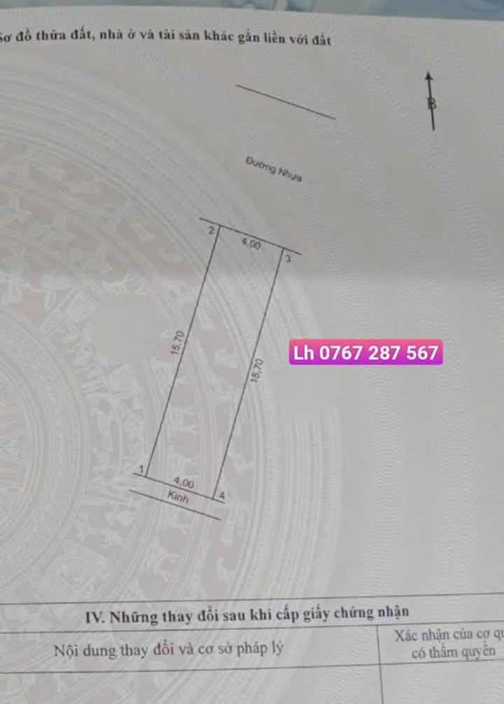 Đất nền Phường Trường An, TP Vĩnh Long 62.8m² - Sổ đỏ chính chủ!