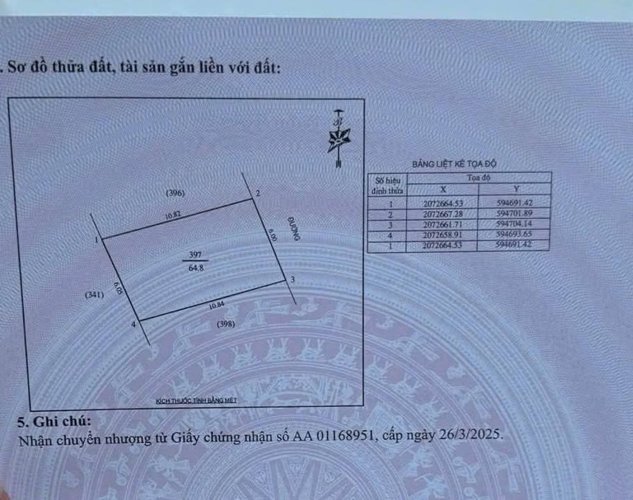 Đất Nền Xóm Hồng Liên, TP Vinh 64.8m² - Đường To Ô Tô, Đất Ở 100%!