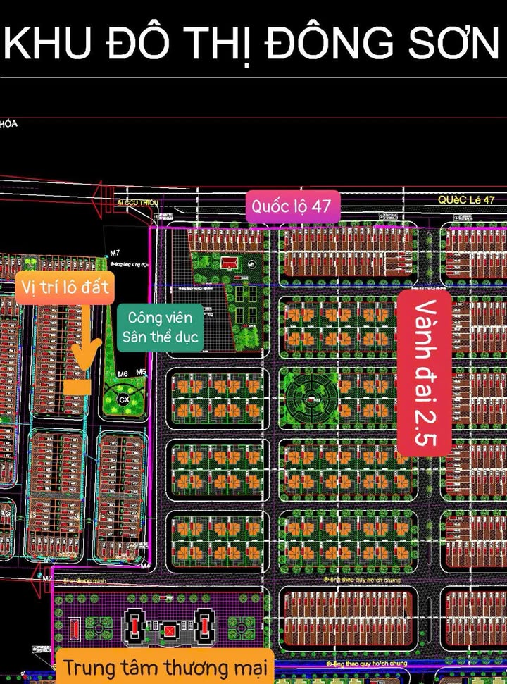 Đất nền Đại đô thị Đông Sơn 100m² giá 1.4 tỷ - Hạ tầng hoàn thiện!