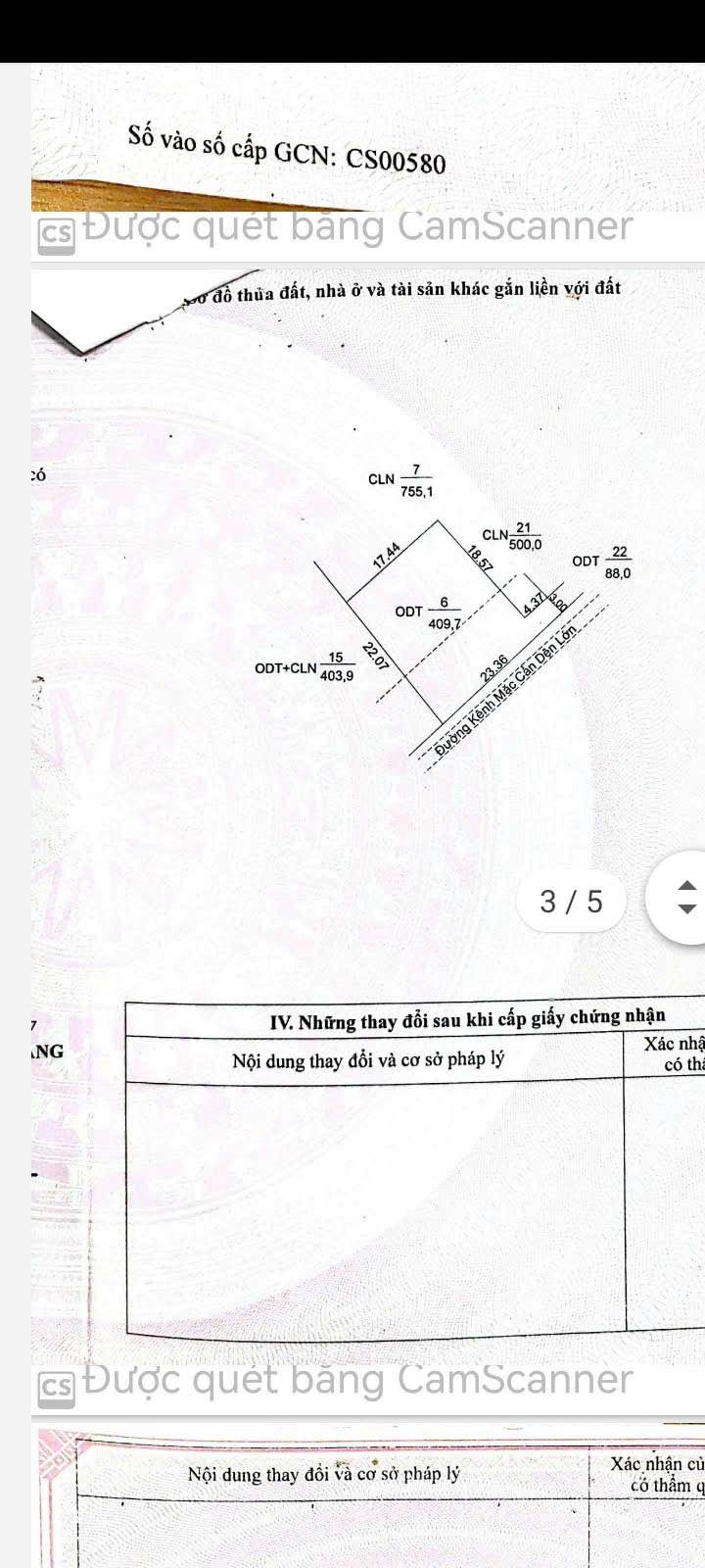 Đất nền Xã Phú Hữu An Giang 1173m² - Sổ đỏ chính chủ