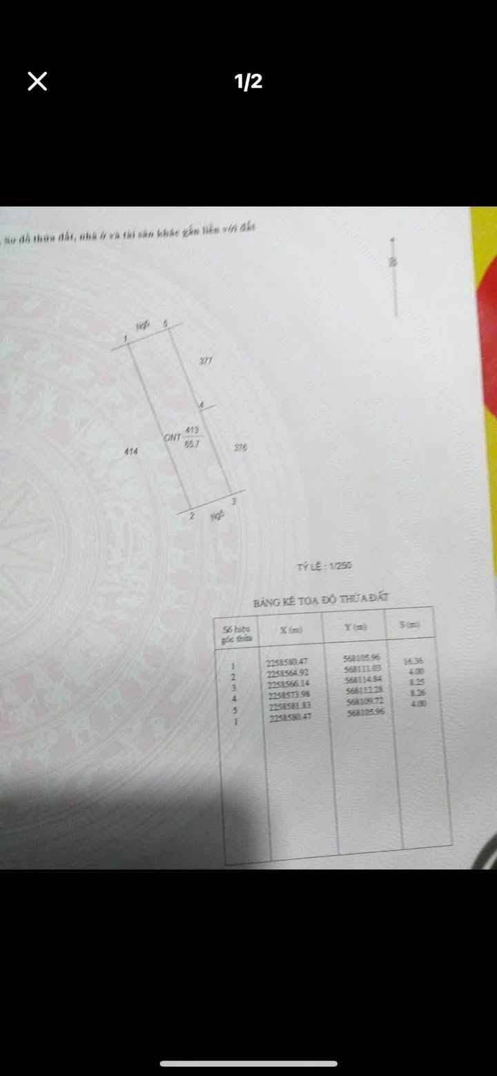 Bán Đất 2 Mặt Tiền Ngõ Mỹ Xá, Nam Định - 65.6m² - 1.85 Tỷ