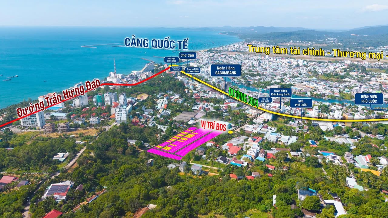 Đất nền Hẻm Toà Án 30/4 Phú Quốc 83m² - Tiềm năng tăng giá vượt trội!