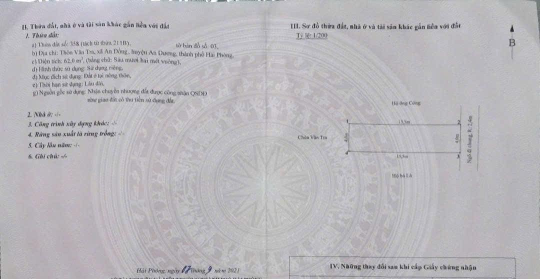 Đất nền Vân Tra, An Đồng 62m² - Giá F0 đầu tư chỉ 1.3 tỷ