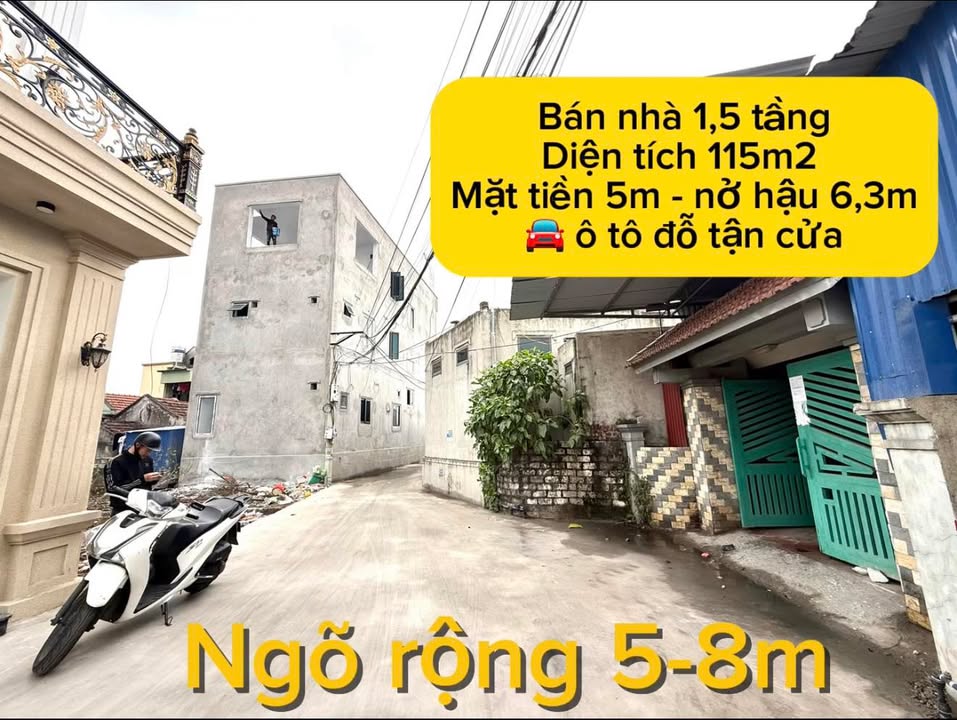Nhà 115m² Thủy Nguyên, Hải Phòng - Mặt tiền 5.1m, Giá 2.59 Tỷ