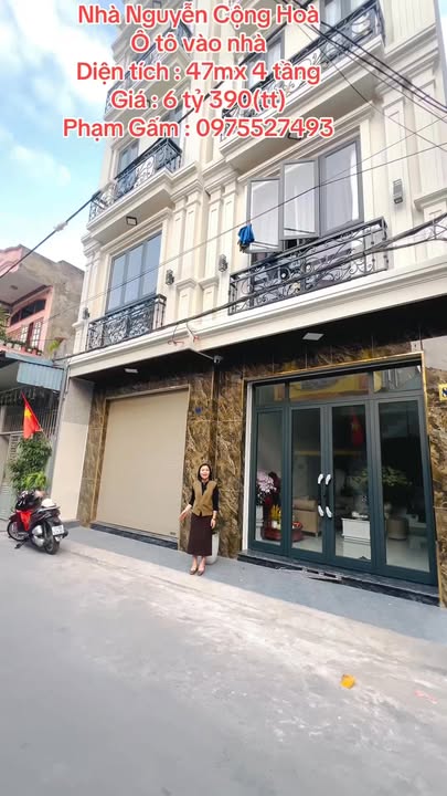 Nhà Phố Mặt Tiền Cộng Hoà - Trần Nguyên Hãn, Hải Phòng | 47m² 4 Tầng, 5 Ngủ, Giá 6.39 Tỷ