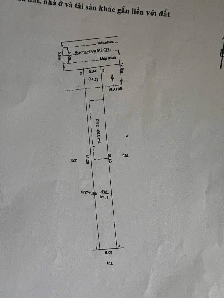 Đất nền An Tây Bến Cát 426m² - Tiềm năng tăng giá vượt trội