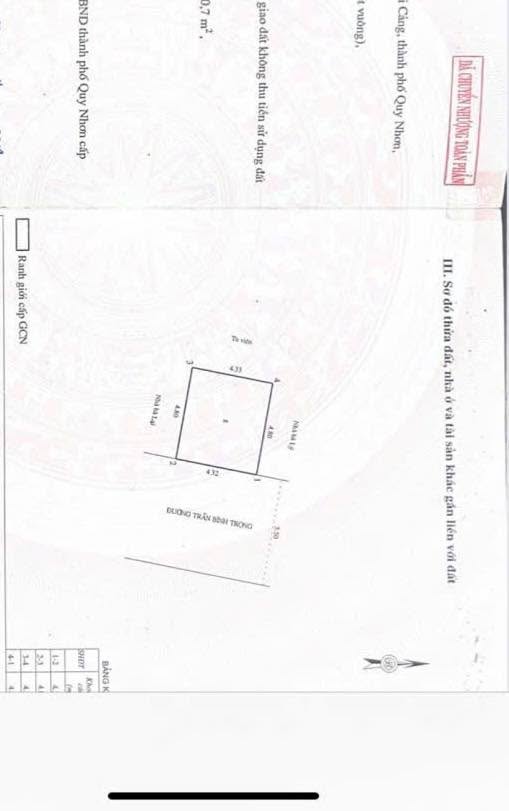 Nhà mặt tiền Trần Bình Trọng, Quy Nhơn 21m² – Mặt tiền kinh doanh đắc địa!