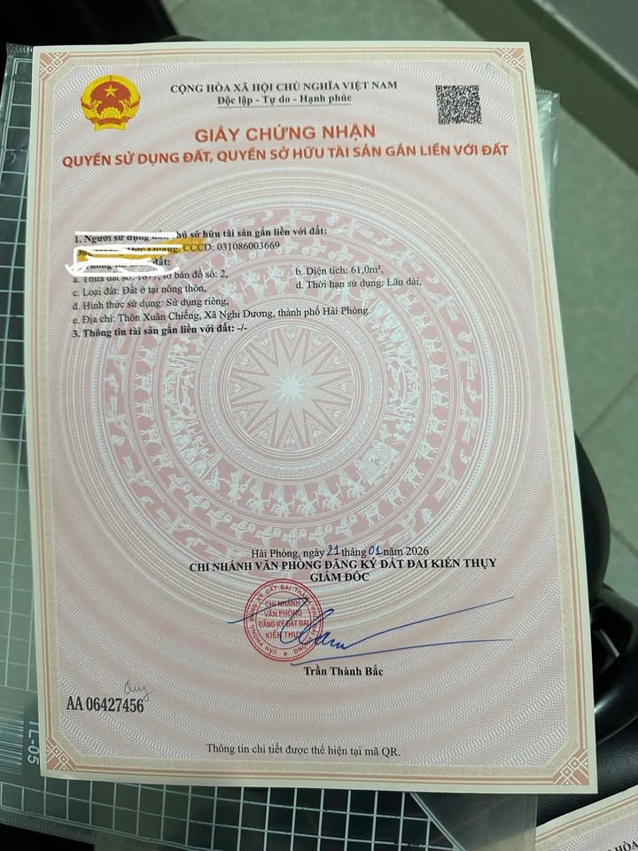 Đất nền Kim Thành - Hải Dương: 60m² - Hơn 900 triệu - Sẵn sàng đầu tư!