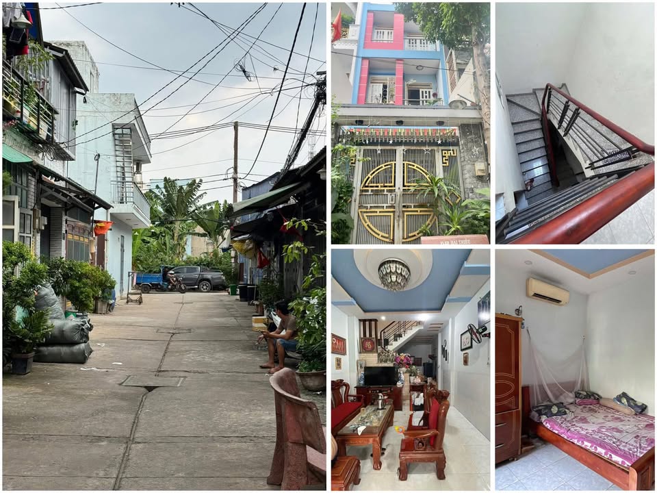 Nhà 4x14m, 3 Tầng, 4PN Ngay AEON Tân Phú - Giá 6.5 Tỷ TL