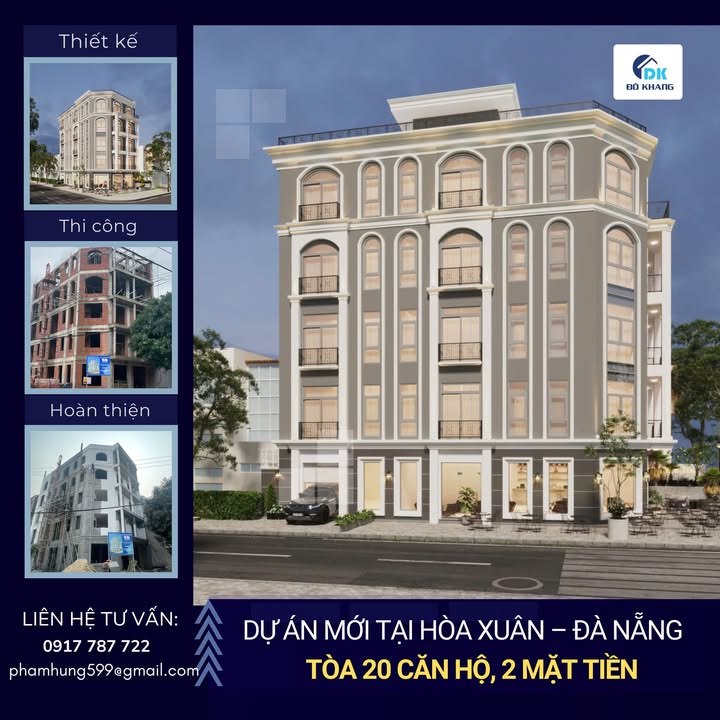 Tòa nhà 220m² 6 tầng mặt tiền 29/3, Hòa Xuân - Tiềm năng kinh doanh