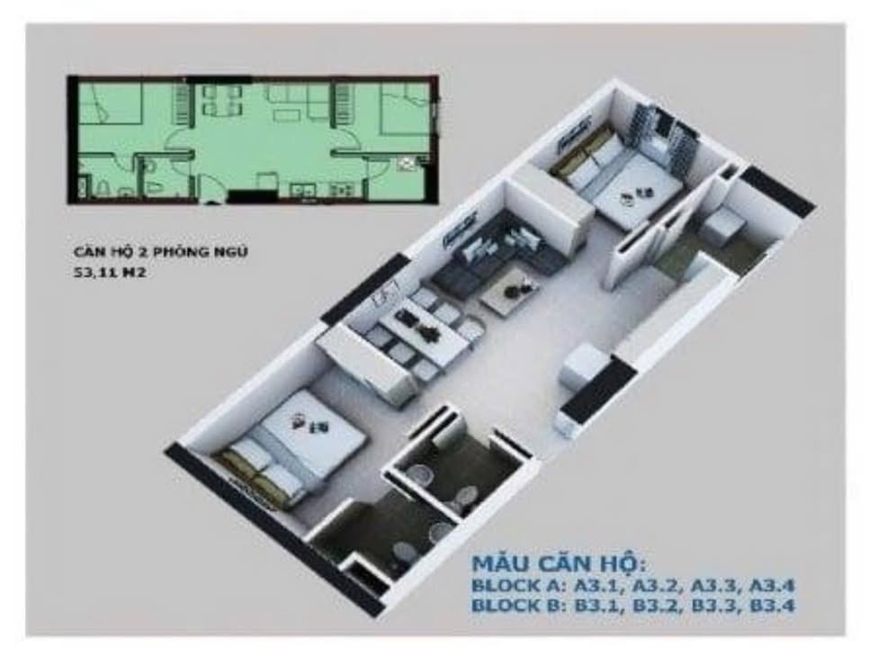 Căn hộ Cường Thuận 53m² 2PN - An cư lý tưởng, đầu tư sinh lời