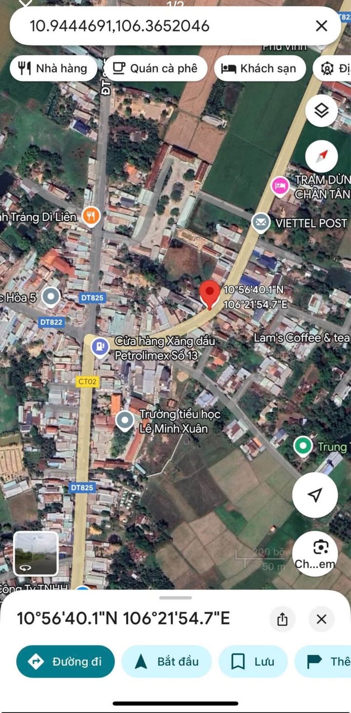 Đất nền Tỉnh lộ 822 Đức Hòa 624m² - Tiềm năng tăng giá vượt trội!