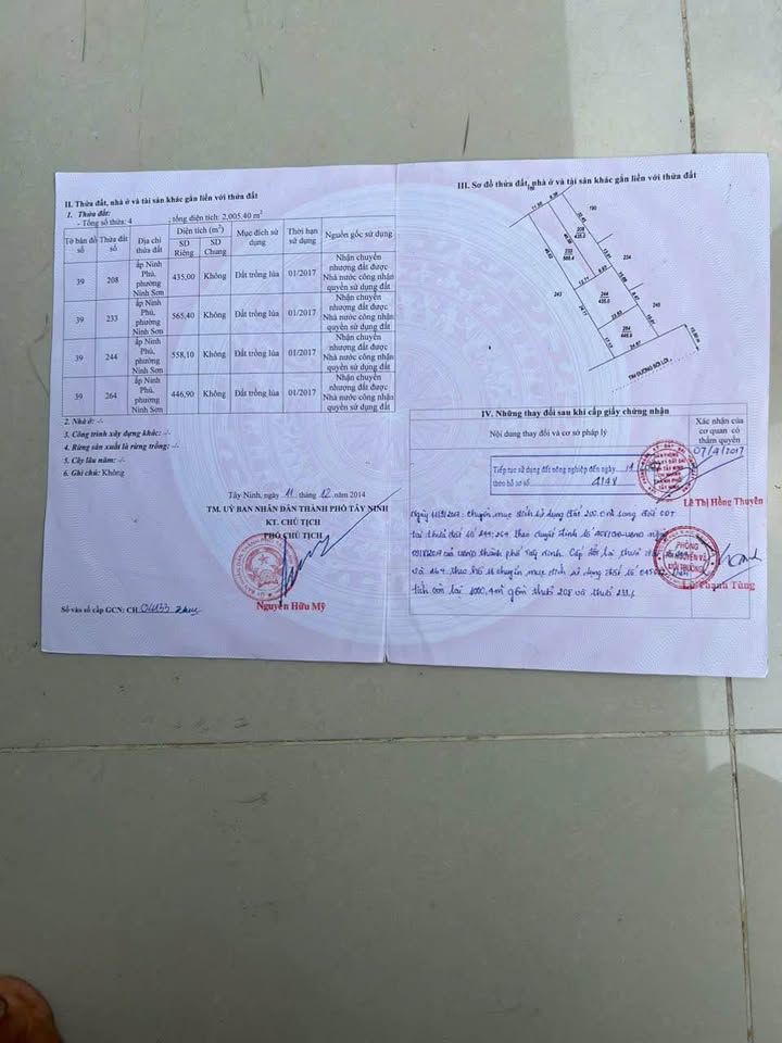 Đất Thổ Cư Mặt Tiền Bời Lời, Tây Ninh - 1610m² Giá Tốt Nhất