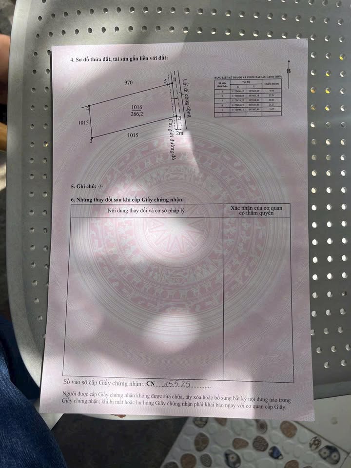 Đất nền 266m² full thổ cư, sổ hồng tại Thanh Ba, Phú Thọ - Giá 2.7 tỷ