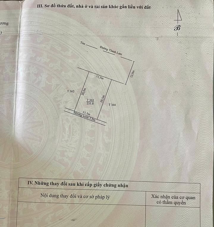 Đất nền Thủy Phương 235m² giá 3 tỷ - Sổ hồng chính chủ!