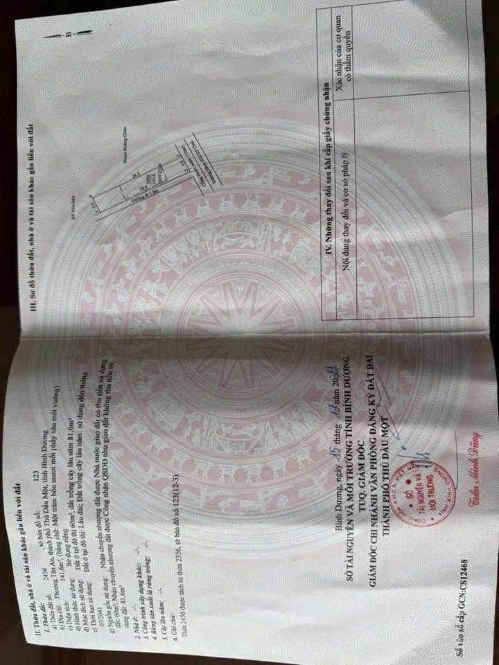 Đất Thổ Cư 140m² Mặt Tiền DX 125, Thủ Dầu Một - Sổ Hồng Sẵn Sàng