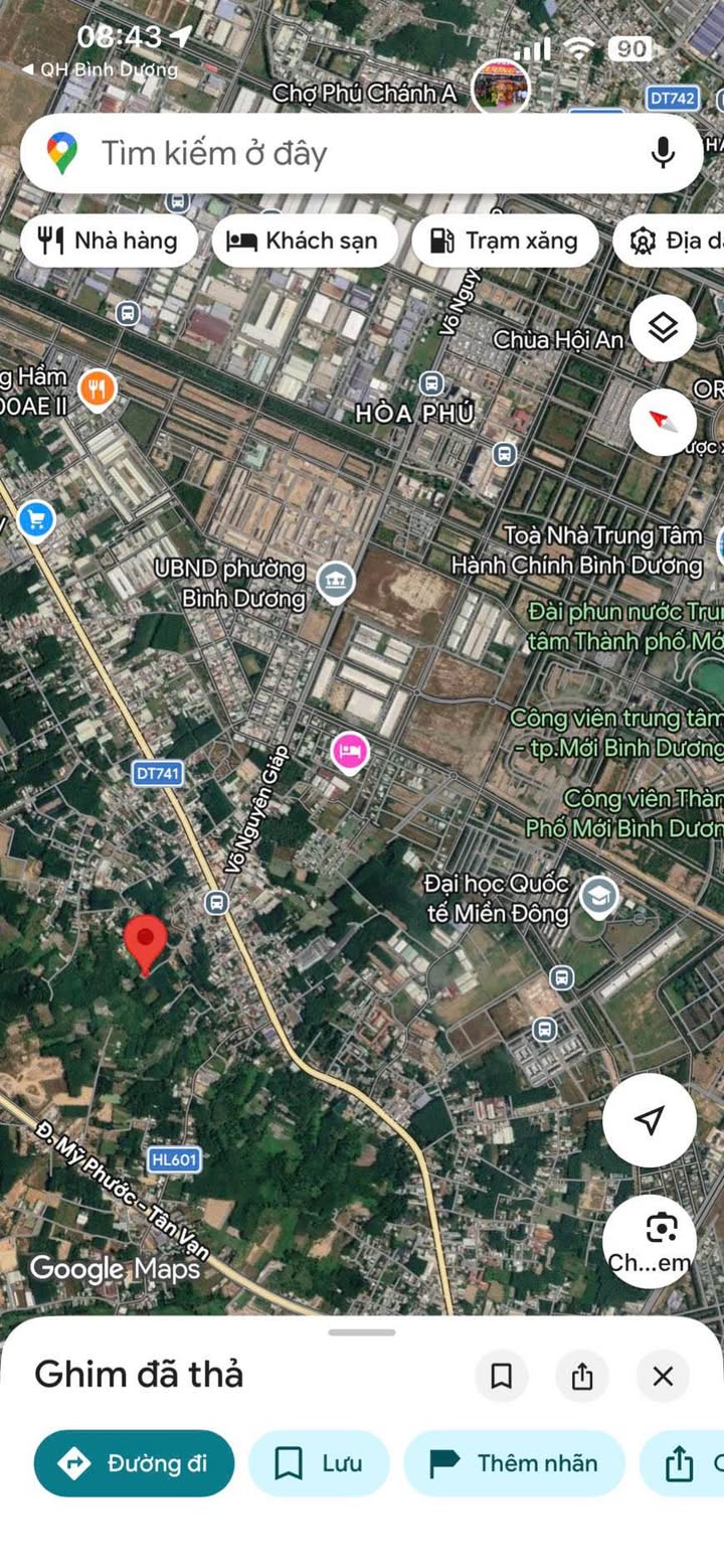 Đất Nền Hòa Lợi, Bến Cát 396m² - Sổ Đỏ Sẵn Sàng, Gần KCN Visip 2