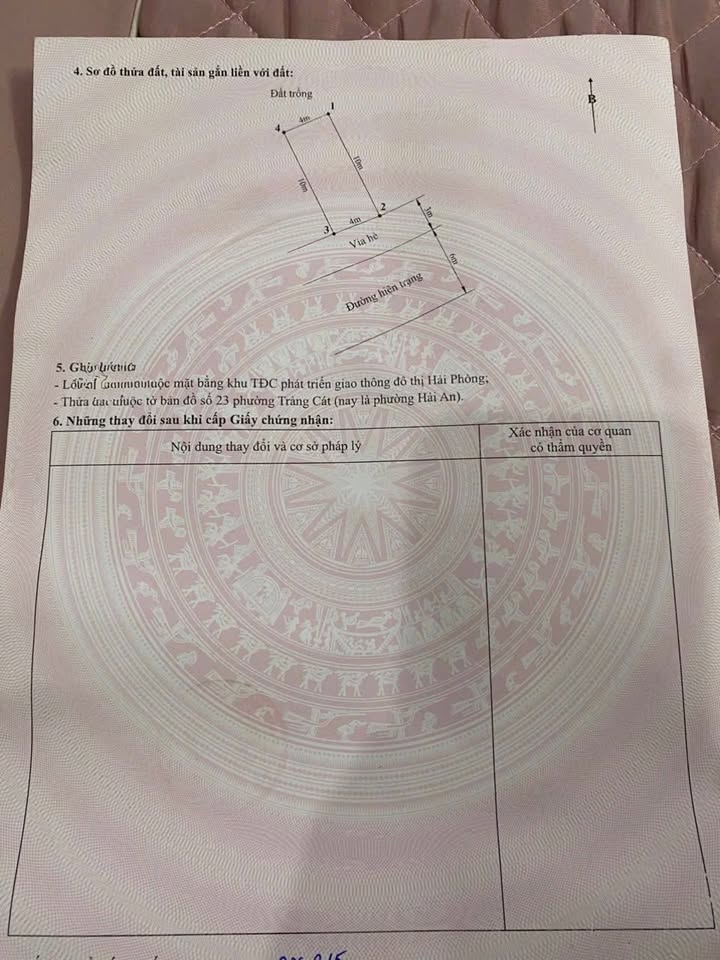 Đất nền Tràng Cát, Hải An 40m² giá 2 tỷ - Sổ đỏ chính chủ