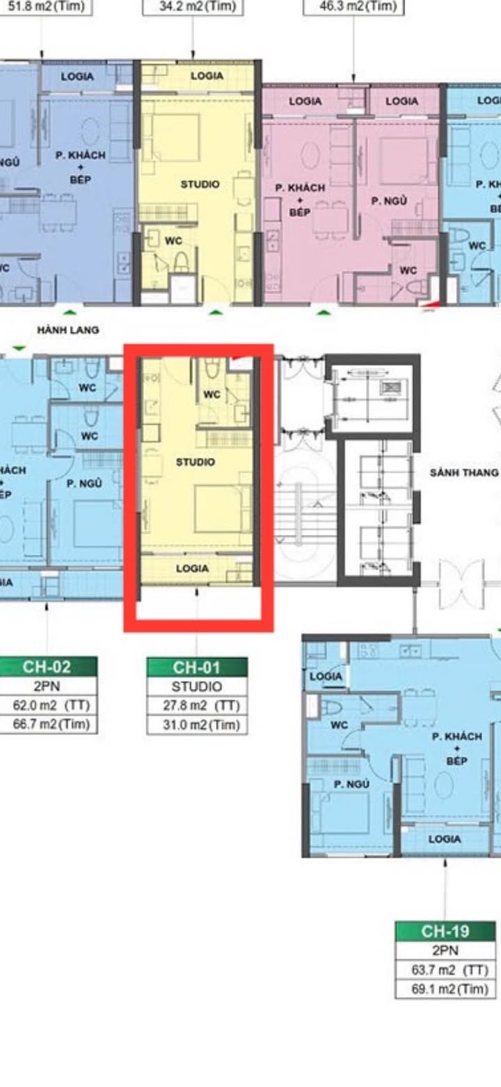 Studio 28m² Tòa LD1, Hải Phòng - Vốn Chỉ Hơn 1 Tỷ, Sẵn Sàng Đầu Tư