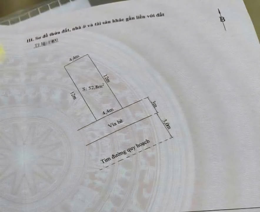 Đất TĐC Đồng Giáp Lê Chân - 52.8m² - Hướng Tây - Giá 3.71 Tỷ