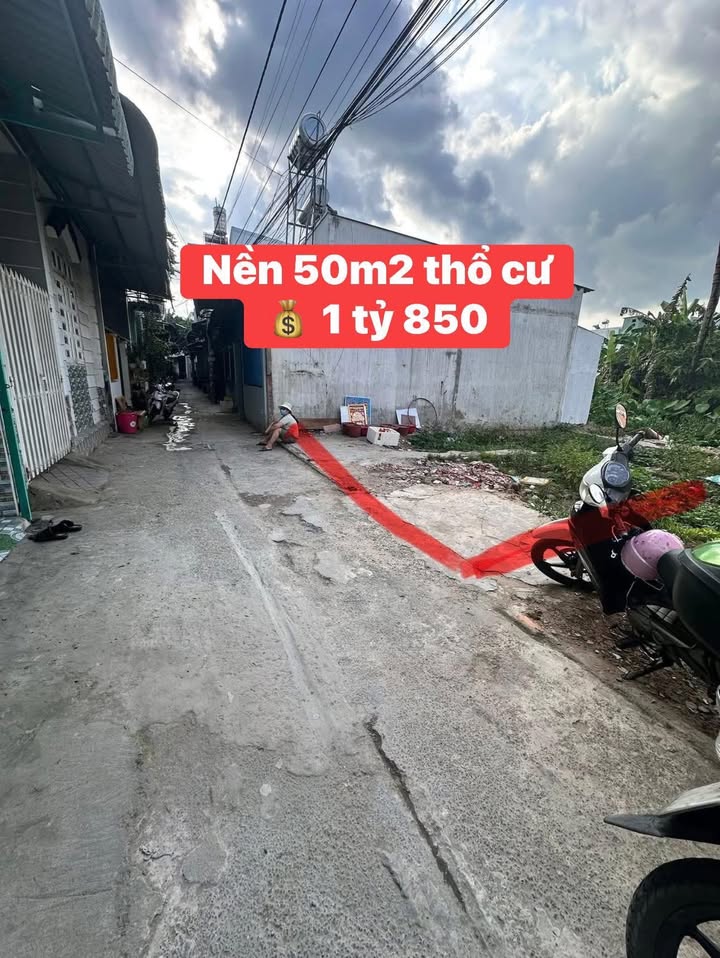 Bán Nền 50m² Hẻm 120 Hoàng Quốc Việt, Ninh Kiều - 1.85 Tỷ