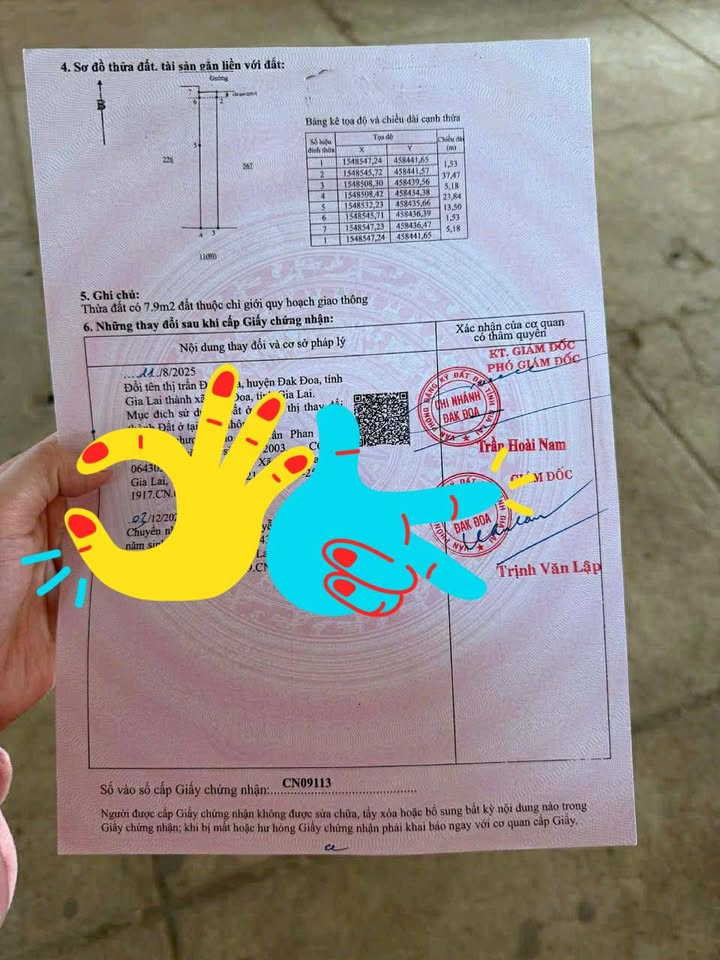 Đất TT Đăk Đoa - 185m² Sổ Đỏ - Giá F0 Chỉ 999 Triệu