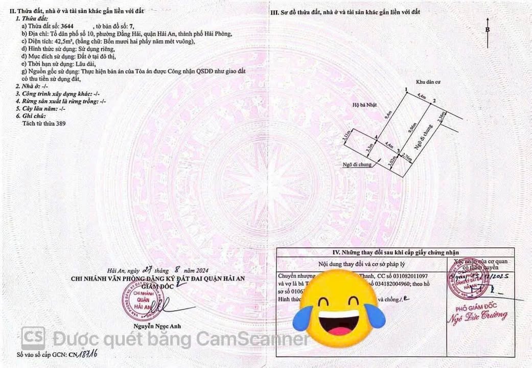 Bán Đất Lô Góc 42.5m² Đường Tiền Phong, Hải An - Giá 2.1 Tỷ