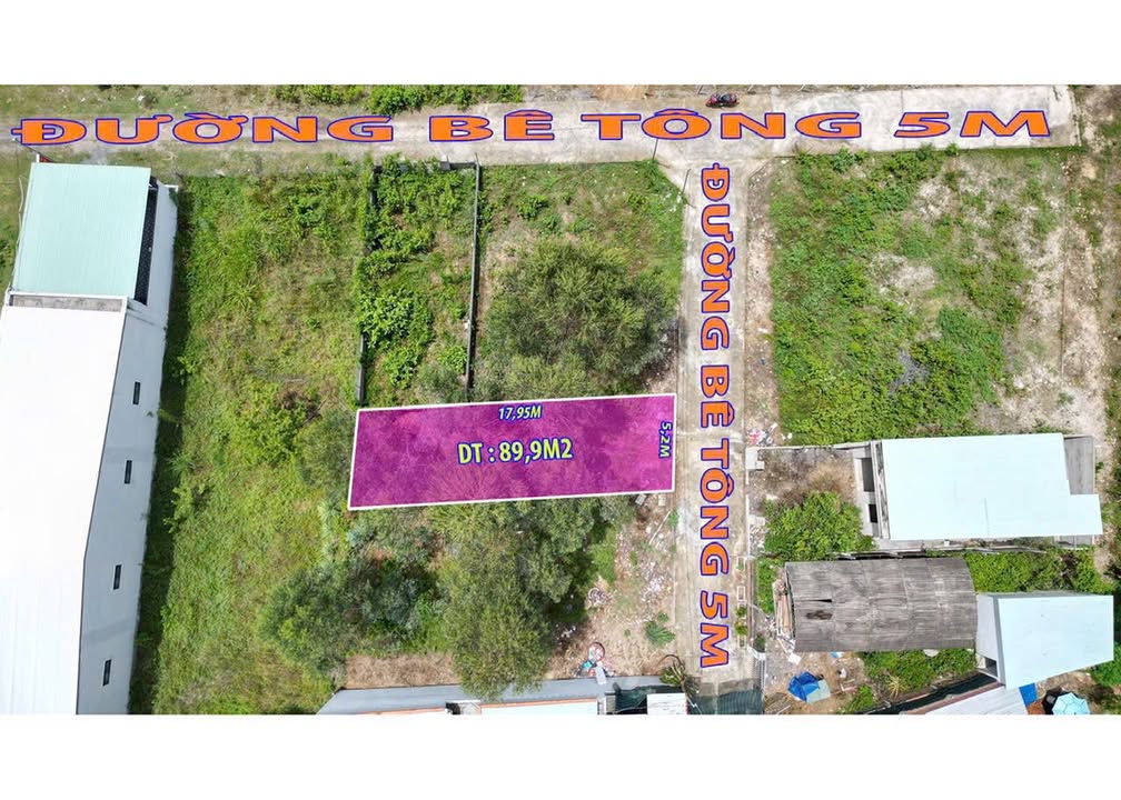 Đất thổ cư Diên Phước, Diên Khánh 89.9m² - Giá đầu tư 720 triệu