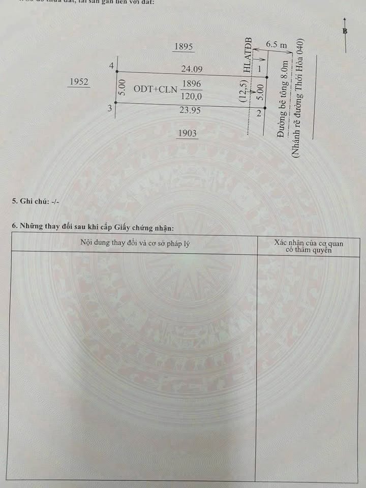 Đất Nền 120m² KCN Mỹ Phước 3, Bến Cát - Sổ Hồng Thổ Cư Sẵn Sàng