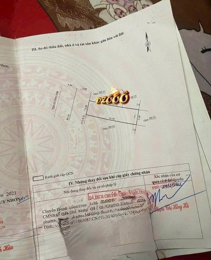 Đất Mặt Tiền Nguyễn Diêu, Quy Nhơn - 88m² Kinh Doanh Sầm Uất