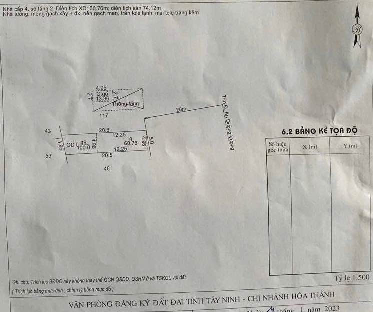 Nhà Mặt Tiền KD Sầm Uất Tây Ninh - 100m² - 3.5 Tỷ