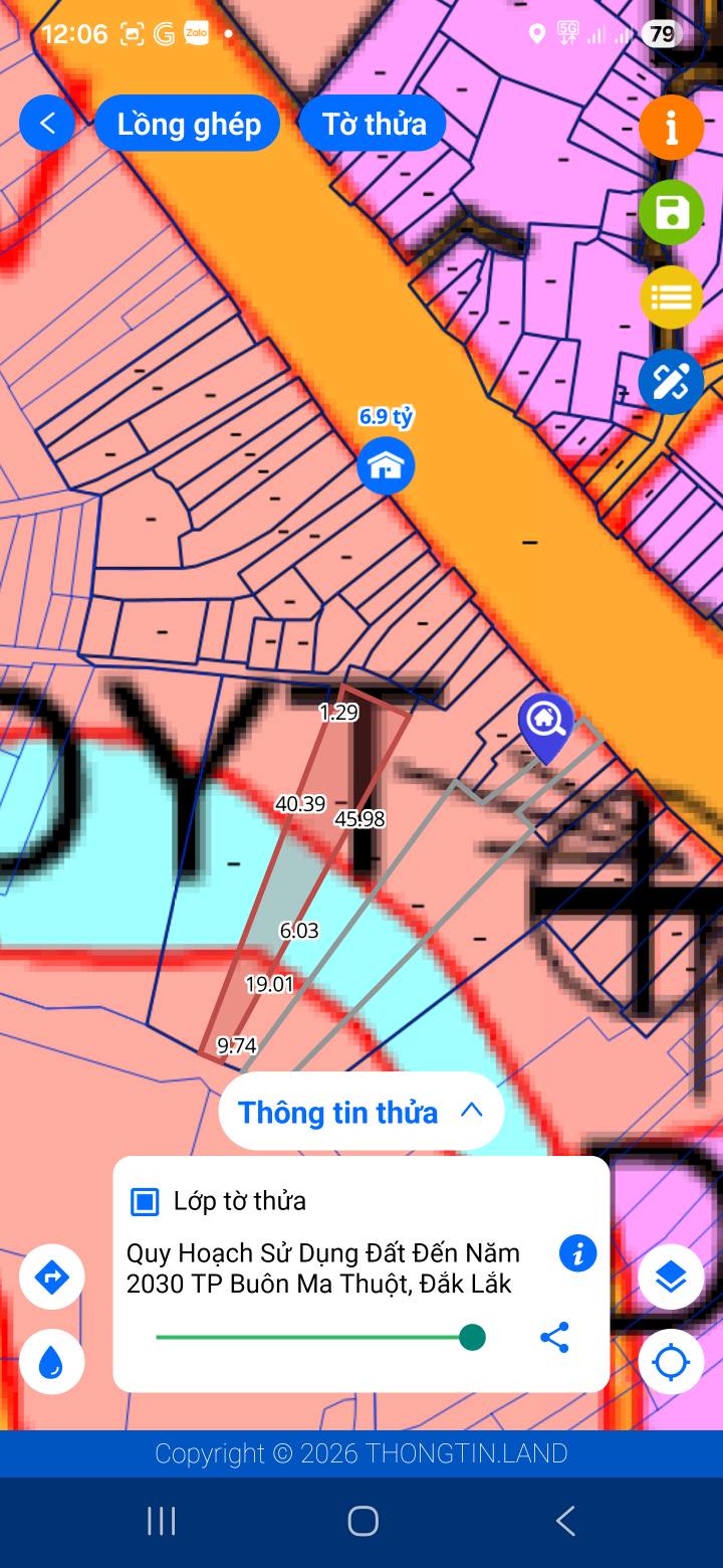 Đất nền 821m² đường ô tô, Hẻm Nguyễn Văn Cừ, Buôn Ma Thuột - 7 tỷ