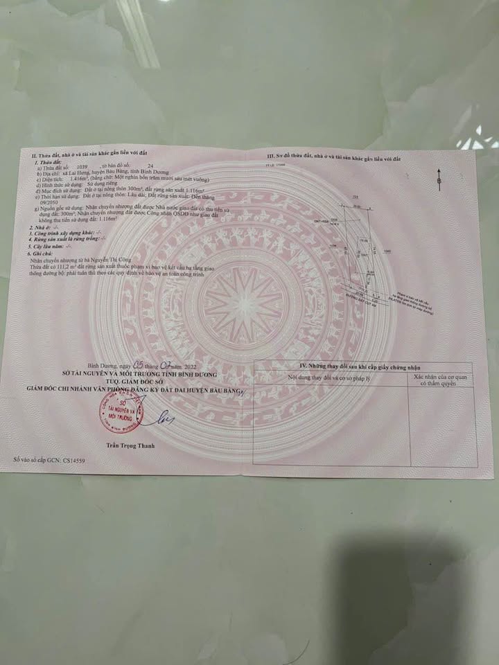 Đất Vườn 1400m² Xã Lai Hưng, Bàu Bàng - Sẵn Sàng Xây Nhà Mơ Ước