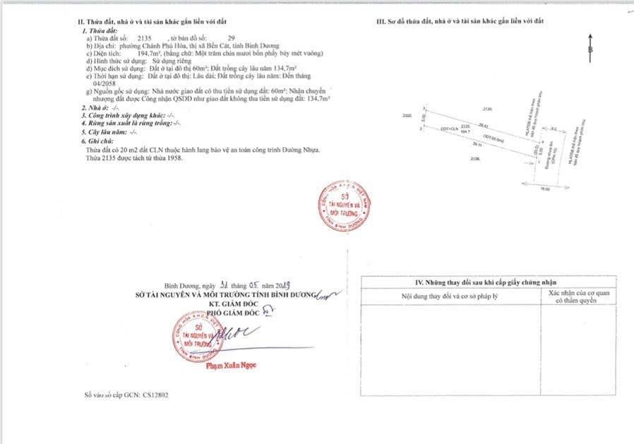 Đất Nền Chánh Phú Hòa, Bến Cát 194m² - Sổ Hồng Sẵn Sàng