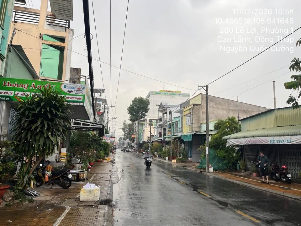 Nhà 2 Tầng Mặt Tiền Lê Lợi Cao Lãnh - 102m² Sổ Hồng Hoàn Công