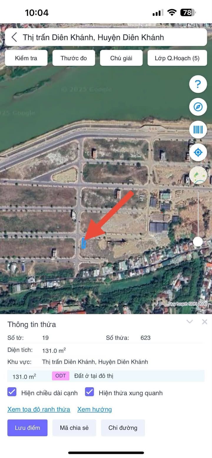 Đất nền Diên Khánh Ngô Gia Tự 131m² 2.227 tỷ - Sổ đỏ chính chủ